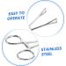 CORHAD Reptile Feeding Clip Reptile Tongs Feeding Reptile Tools Stainless Steel Silver - Buy Online on GoSupps.com