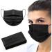 Disposable Face Masks  100 Packs Face Masks Disposable Masks-Black 100pcs - Buy Online on GoSupps.com