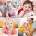 Silicone Pacifier Clips - BPA Free Teething Pacifier Holder for Baby Girl & Boys (5 SET) - Buy Online on GoSupps.com