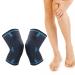 Knee Brace - Nylon Knit Knee Support & Pads for Running & Basketball | Size M - Comfort & Protection - Buy Online on GoSupps.com
