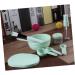 minkissy Makeup makeup tool kit makeup Brush spatulas Puff Soaking Bottle Gauges facial spoon makeup Spray Bottle makeup Bowl makeup mixing large makeup Mask medium Green - Buy Online on GoSupps.com