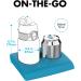 Ion8 Kids Water Bottle 350ml - Leak Proof, BPA Free, Dishwasher Safe - Rose Quartz - Buy Online on GoSupps.com