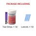 Buy 50 Hemoglobin Test Strips for ACCU-Answer 4-in-1 Meter | Fast Accurate & Easy Use | Includes 50 Lancets | No Code Required - International Shipping Available - Buy Online on GoSupps.com