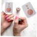 FRCOLOR 1 Set Manicure Practice Base Nail Practice Stand Nail Art Holder Nail Art Practice Holder False Nail Display Nail Art Practice Stand Fingernail Display Stands Resin Nail Supplies 3.5x3.5cm Pink - Buy Online on GoSupps.com