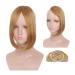 Bangs Hair Clip Synthetic Bangs Hair Clip in Extensions Middle Part Natural Fringe Bangs Clip in Bangs One Piece Gradient Bangs Hairpiece for Women Bangs Clip in Hair (Color : 923-103)