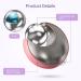 Facial Massage Globes - 360 Stainless Steel Ice Roller for Face & Eye Care | Durable Pink Cold Therapy Globes - Buy Online on GoSupps.com