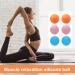 Sanwood Silicone Massage Ball | Deep Tissue Trigger Point Ball for Foot & Hand Massage | Sky Blue Yoga Fitness Accessory - Buy Online on GoSupps.com