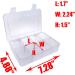Xiaoyztan 8-Grid Hard Plastic Case with Removable Dividers - Perfect for Candies, Snacks, Electronics, Jewelry & Small Parts - Buy Online on GoSupps.com