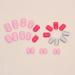 Short False Nails - Cute Red & Pink Square Press On Nails with Silver Glitter | 24 Pcs Acrylic Stick On Nails for Women & Girls - Buy Online on GoSupps.com