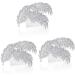 FRCOLOR Rhinestone Comb silver headpiece bridal headpiece rhinestone headpiece bride Rhinestone Hair Comb - Buy Online on GoSupps.com