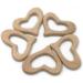 3pcs Cartoon Wood Teether Set - Natural Animal Peach Shape Baby Teething Toy - Buy Online on GoSupps.com