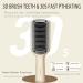 Hair Straightener Brush | 5 Temp Ring Comb for Women | Auto-Off Safety & Anti-Scald | Fast Heating & Dual Voltage - Beige - Buy Online on GoSupps.com