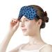 Blue Leopard Animal Print Sleep Mask for Women - Adjustable Eye Shades with Elastic Strap - Buy Online on GoSupps.com