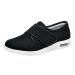 WCXTY Diabetic Shoes for Men Extra Wide Width Memory Foam Adjustable Magic Buckle Diabetic Slippers Women Unisex Comfortable Shoes for Edema and Swollen Feet Anti Slip Sole 9 Black