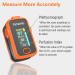 Portable Fingertip Pulse Oximeter with Plethysmograph & Perfusion Index - Accurate Blood Oxygen Saturation & Heart Rate Monitor (Red-Orange) | International Shipping - Buy Online on GoSupps.com