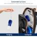 WePet Portable Dog Water Bottle with Food Container - 12 oz 19 oz - Leak Proof Puppy Water Dispenser for Outdoor Walking, Hiking, Travel - Food Grade Plastic - Navy Blue - Buy Online on GoSupps.com