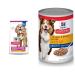 Hill's Science Diet Adult 11+ Small & Mini Chicken Meal Brown Rice & Barley Recipe Dry Dog Food 15.5 lb Bag & Senior 7+ Canned Dog Food Chicken & Barley Entr e 13.1 oz 12 Pack wet dog food