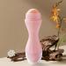 Double Head Volcanic Roller - Oil-Absorbing Facial Scooter with Interchangeable Stones | Portable Oil Control for Instant Matte Finish (Pink) - Buy Online on GoSupps.com