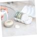 FOMIYES 5 Sets Travel Bottle Travel Containers Daily Use Lotion Jar Travel Essentials Toiletries Airless Pump Jar Foundation Travel Soap Lotion Container White Pp Dish Soap Filling - Buy Online on GoSupps.com