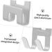 Alipis 6 Pcs Hook up Stainless Steel Hooks Cabinet Door Dual Hooks Wreath Hat Hooks Double The Hook 4X4CMx3pcs Silverx3pcs - Buy Online on GoSupps.com
