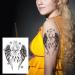 Kotbs Angel Wings Large Temporary Tattoos - 6 Sheets | Realistic Fake Tattoo for Men and Women | Long Lasting and Waterproof - Buy Online on GoSupps.com