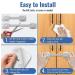 KP's Baby Safety Kit - 26 Pack Child Proofing Set with Cabinet Locks, Outlet Covers, Corner Protectors - Includes Bonus Adhesives (Black) - Buy Online on GoSupps.com
