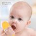 Soft Silicone Baby Teether Slipper with Textured Patterns - Yellow - Buy Online on GoSupps.com