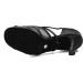 CLEECLI Women's Ballroom Dance Shoes Latin Salsa Cross Strap - Black 3 Inch Heel - Buy Online on GoSupps.com