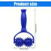 Buy Blue Massage Balls & Scooter - Self-Massage Roller with Handle & Nubs for Muscle Pain Relief | International Shipping - Buy Online on GoSupps.com
