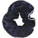 Topkids Accessories Large Luxury Velvet Scrunchie Diamante Stone Edged Sparkly Crystal Scrunchie Luxury Hair Bobbles Hair Scrunchies For Girls Women Ladies (Navy Blue) - Buy Online on GoSupps.com
