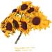STOBAZA 2pcs 2 Sunflower Paper Wedding Bouquet Ramo De Flores Artificiales Fake DIY Ornament Box - Buy Online on GoSupps.com