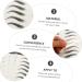 PLAFOPE 4 Sheets Waterproof Eyebrow Stickers Eyebrow Tattoos Stickers 6d Hair-like Eyebrows Stickers Tool 4d 21x14.8cm Black - Buy Online on GoSupps.com