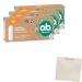 OB Tampon Organic Bio Super 3-pack (3x16 pcs. pack) + usy Block