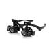 Lightweight Magnifying Glass Multi-Fold Exchangeable Magnifying Glass Tool Set with Binocular Head and Lighting for Watch Repair and Identification of Lofty Ambition
