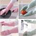 Rubber Latex Durability Resistant Anti-Slip Dishwashing Easy to Clean Gloves Washing Bowls Gloves Tools - Buy Online on GoSupps.com
