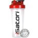 iSatori Bio-Active Whey Protein Powder - Vanilla Swirl (30 Servings) & iSatori Classic Blender Bottle (Clear Bottle with Red Top) - Buy Online on GoSupps.com