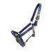 ARBO-INOX foal halter with decorative cord - softly padded and 2-way adjustable (Pony FOAL Navy) PONY FOAL NAVY