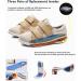 Women's Diabetic Shoes Wide Width Edema Comfy Lightweight Orthopedic Walking Shoes - Adjustable Strap, Non-Slip - Ideal for Elderly, Arthritis, Bunions - Size 8 Wide Beige - Buy Online on GoSupps.com
