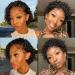 West Kiss Short Curly Human Hair Pixie Cut Wig for Black Women | 13x1 Short Lace Front Bob Wig with Baby Hair | Pre Plucked 6 Inch Curly13x1 - Buy Online on GoSupps.com