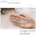 Handcess Bridal Stirring Band - Crystal Bead & Silver Leaf Hair Jewelry for Brides & Bridesmaids - Buy Online on GoSupps.com