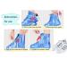 Springen Transparent Reusable PVC Waterproof Shoe Cover - Medium Size | Ideal for Rain, Snow, Outdoor Cycling & Travel - Buy Online on GoSupps.com