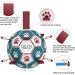 Interactive Dog Toy Soccer Ball with Grab Tabs - Durable Tug Toy for Medium & Large Dogs - Puppy Birthday Gift - Dog Water Toy - Pink (8 Inch) - Buy Online on GoSupps.com