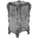 Makeup Cotton Holder Rose Flower ABS Practical Storage Box Large Capacity for Home (Transparent Grey) - Buy Online on GoSupps.com