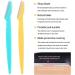 40 Pcs Eyebrow Razor Laicky Eye Brow Trimmer Shaver Facial Face Hair Remover Exfoliating Dermaplaning Tool Kit Stainless Steel Blades with Cap Eyebrow Shaper for Women Men Makeup (Blue Yellow) - Buy Online on GoSupps.com
