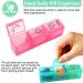 3-Times-A-Day Weekly Pill Organizer with Large Compartments - Moisture-Proof 7 Day Pill Holder for Vitamins, Fish Oil, Meds - Portable Medication Reminder Container - Buy Online on GoSupps.com