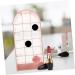 Buy Healeved Pink Lipstick Storage Box - Organizer & Display Stand for Makeup | International Shipping Available - Buy Online on GoSupps.com