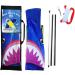 Huge Shark Kite for Kids & Adults - Easy to Assemble Beginner Kite - Perfect for Outdoor Beach Fun - Large Flyer with Long Tail - Includes 50m String - Summer Essential - Buy Online on GoSupps.com