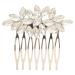 YIUPEDRFG Delicated Gifts Sturdy And Durable Wedding Hair Combs For Brides Bride Wedding Alloy Wide Application