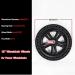 INSTR Electric Wheelchair Rear Wheel Assembly Honeycomb Solid Tires Back Wheel Replacement 12 1/2 x 2 1/4 - Black Pack of 2 - Buy Online on GoSupps.com