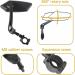 Xiaoxiaozhijia HD 360 Swiveling Foldable Handlebar Rear Mirror for E-Bikes | Left Side Bicycle Mirror for Scooters - Buy Online on GoSupps.com
